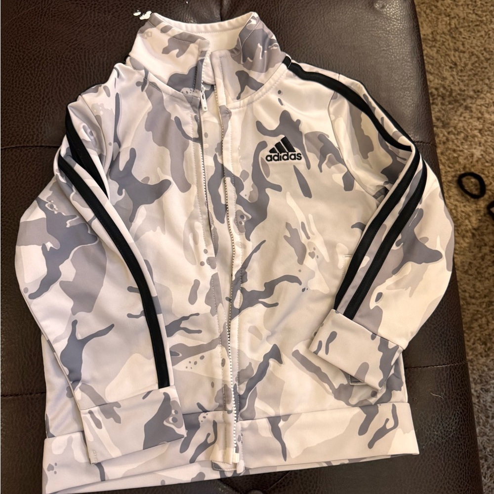 Adidas Gray Camouflage Jacket